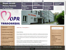 Tablet Screenshot of mopr.pl