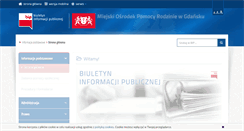Desktop Screenshot of bip.mopr.gda.pl